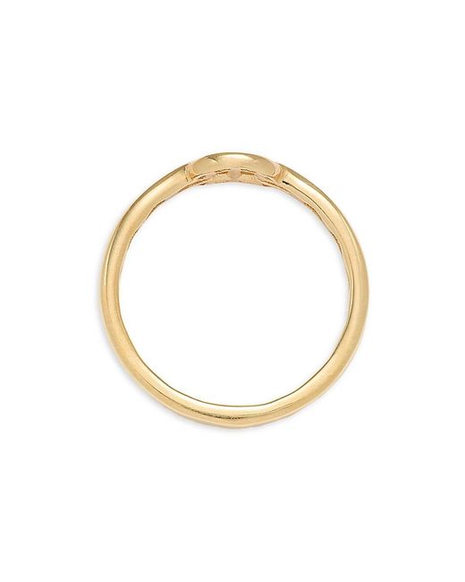 Saks Fifth Avenue Metallic 14k Yellow Gold Mariner Link Ring