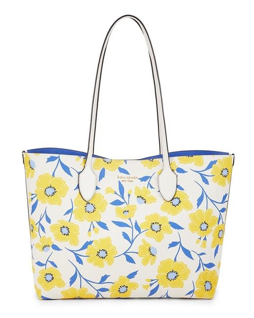 Kate Spade Multicolor Printed Floral Tote