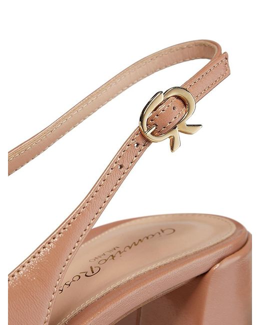 Gianvito Rossi Pink Freeda Sling 55mm Leather Pumps