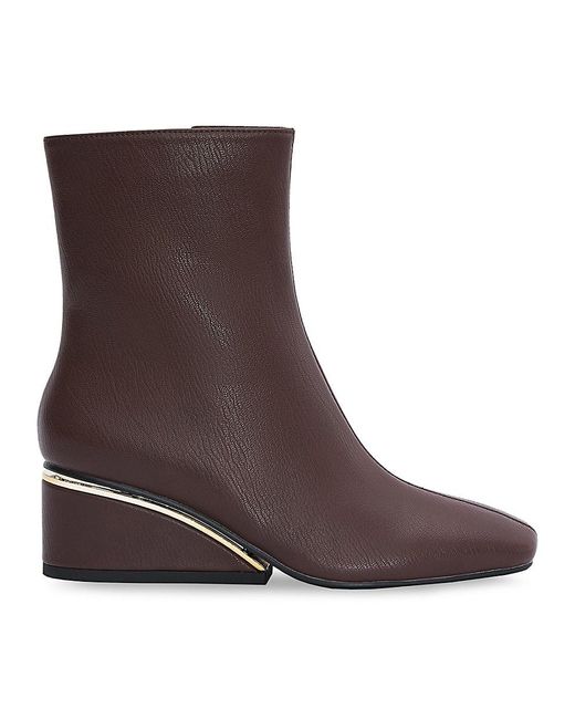 Ninety Union Brown Mona 51Mm Wedge Heel Ankle Boots