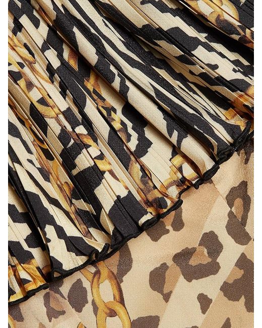 Ronny Kobo Multicolor Esmi Leopard Off-The-Shoulder Minidress