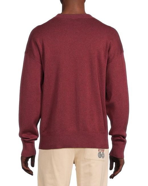 Solid red sweater sale