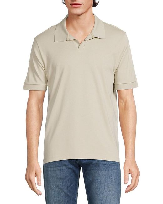Theory Natural Malden Jc Atlas Solid Polo for men