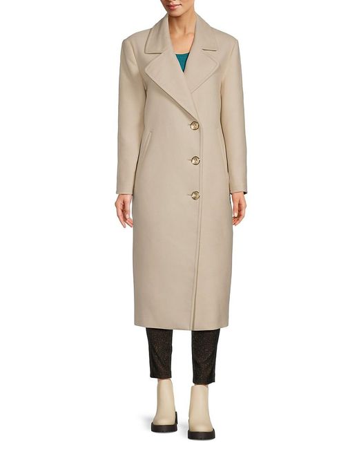 Ba Sh Kat Wool Blend Coat in Natural Lyst UK