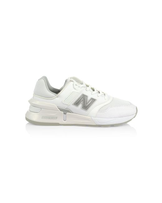 New Balance Leather 997 Sport Mens White Trainers for Men | Lyst