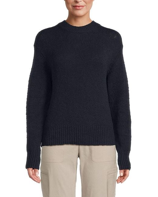 Vince Blue Drop Shoulder Sweater