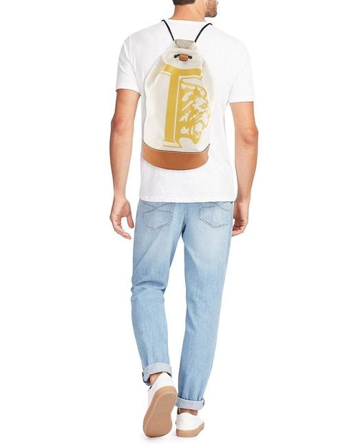 Tod's Metallic Logo Graphic Backpack for men