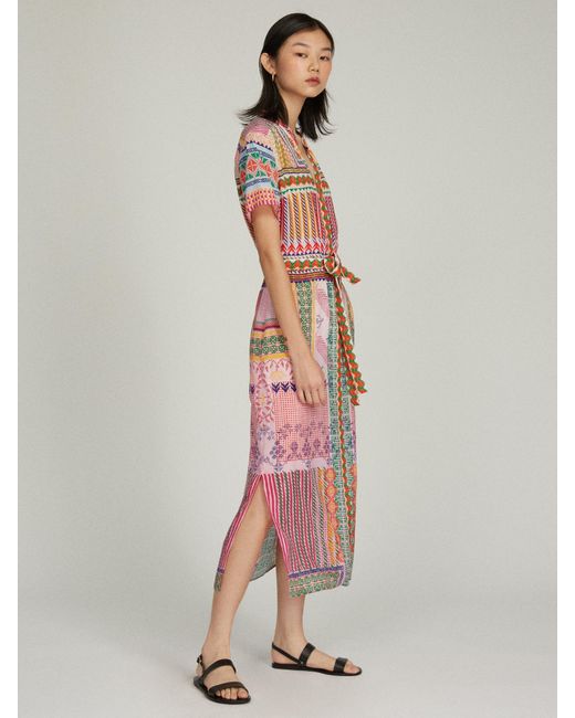 Saloni Women's Vicki Dress - Pink - Casual Dresses