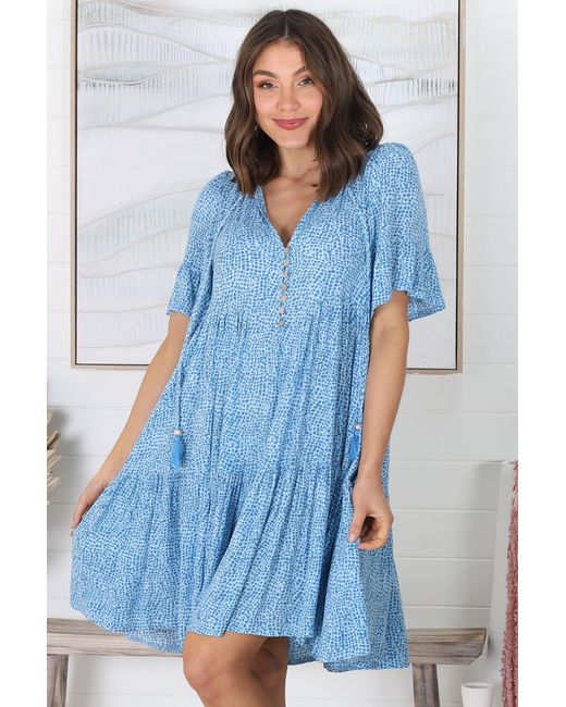 Salty Crush Denim Cleo in Blue | Lyst