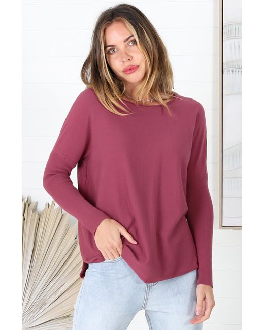 Salty Crush Denim Alika Jumper | Lyst