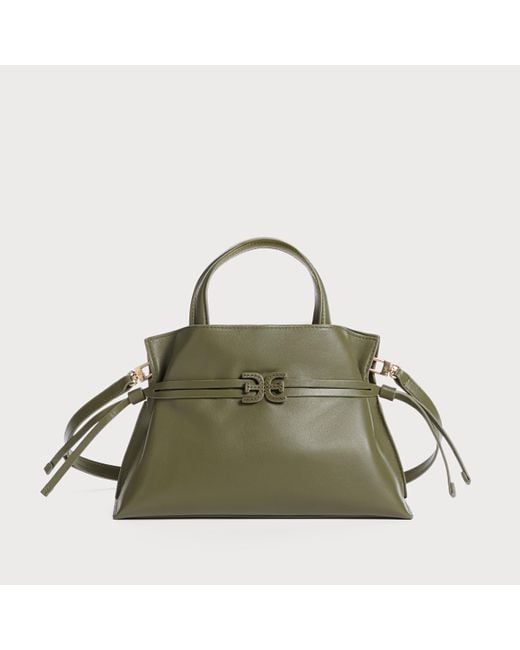 Sam Edelman Green Poppy Small Drawstring Crossbody