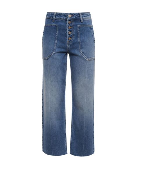 Sanctuary Denim Blue Soleil 90's Straight High Rise Jeans Medium