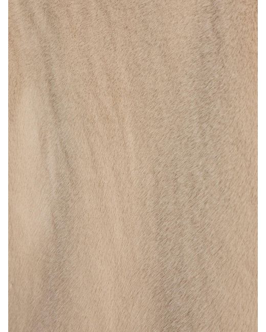 Sanctuary Natural Reversible Fur Liner Jacket Almond Cream