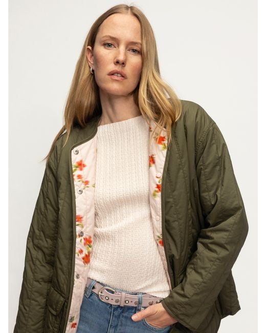 Sanctuary Green Reversible Crafted Jacket Kalamata