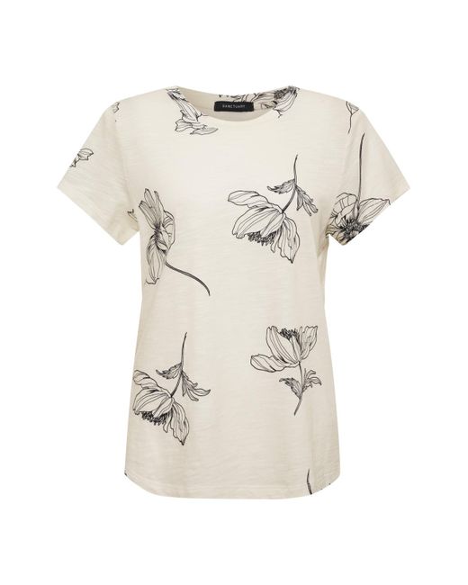 Sanctuary Natural The Perfect Tee Sketched Botanic Extended Sizing