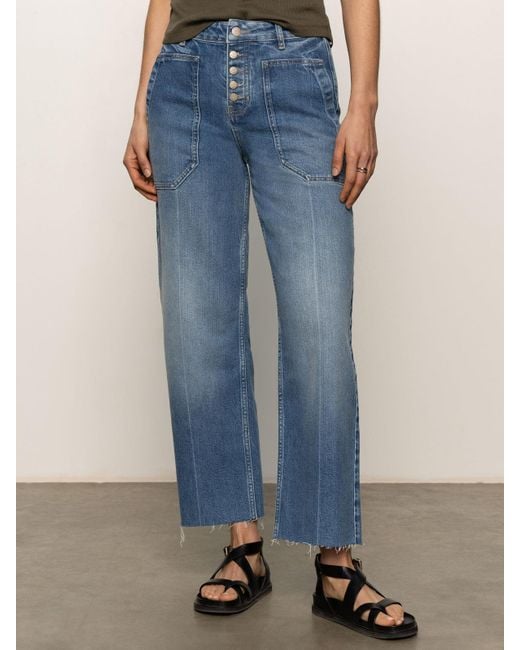 Sanctuary Denim Blue Soleil 90's Straight High Rise Jeans Medium