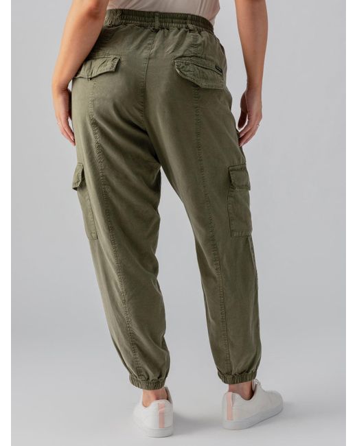 Sanctuary Green Relaxed Rebel Standard Rise Pant Burnt Olive Inclusive Collection