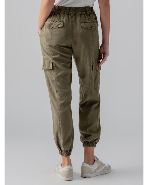Sanctuary Green Relaxed Rebel Standard Rise Pant Burnt Olive