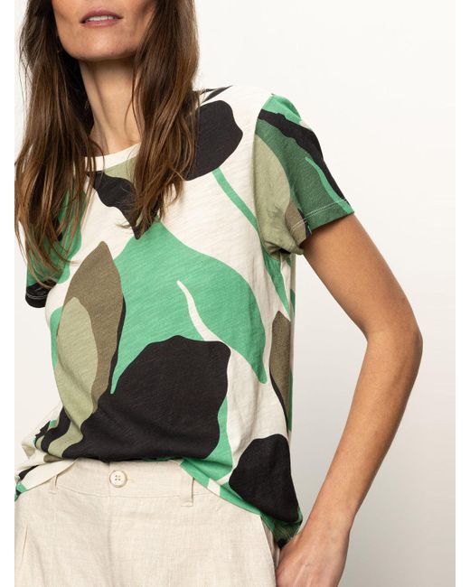 Sanctuary Green The Perfect Tee Palm Shadow