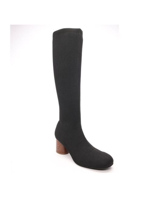 Sanctuary Ronnie Tall Shaft Stretch Boot Black