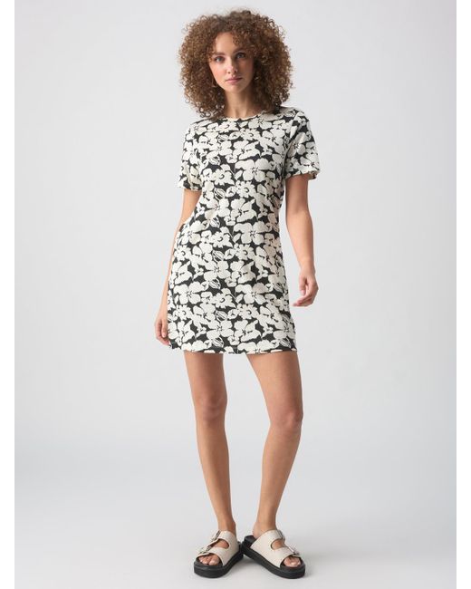 Sanctuary White The Only One T-shirt Dress Echo Blooms