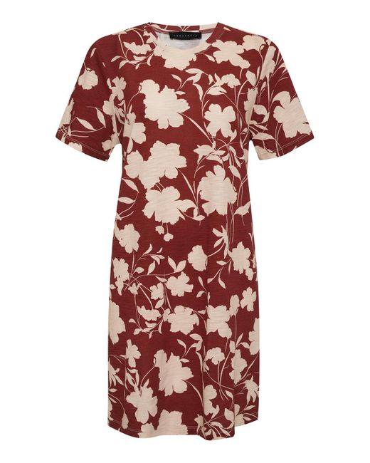 Sanctuary Red The Only One T-shirt Dress Warm Vista Inclusive Collection