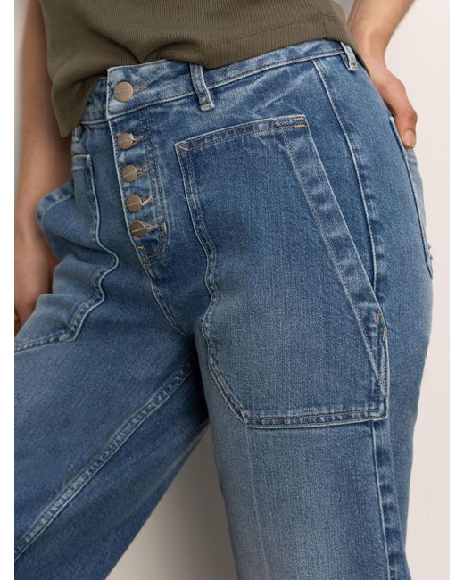 Sanctuary Denim Blue Soleil 90's Straight High Rise Jeans Medium