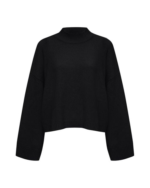 Sanctuary Forever Wool Cashmere Popover Black
