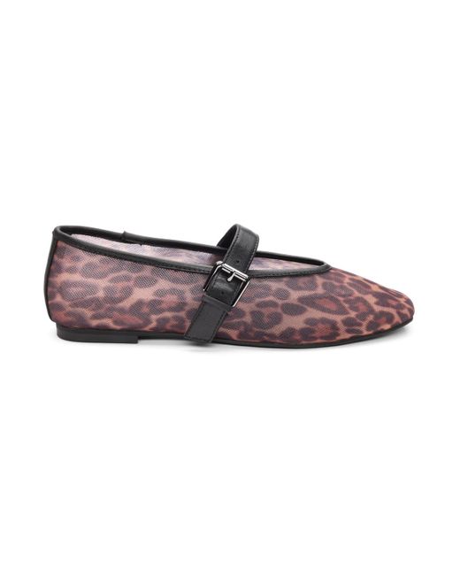 Sanctuary Multicolor Gia Maryjane Ballet Flat Tan/black
