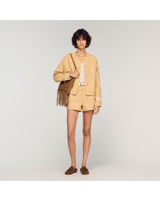 Sandro Natural Denim Jacket