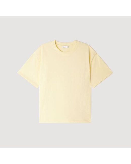 Sandro Blue Oversized T-Shirt for men