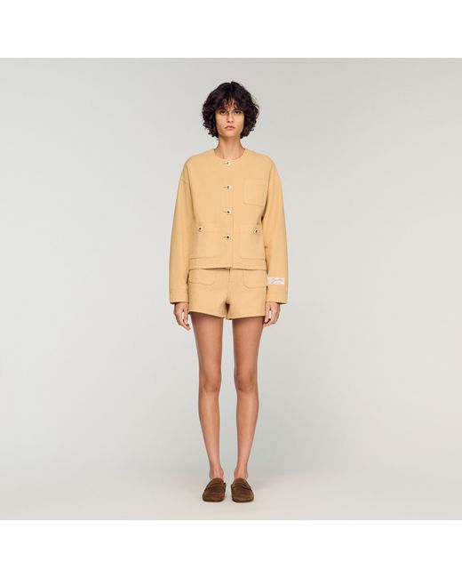 Sandro Natural Denim Jacket