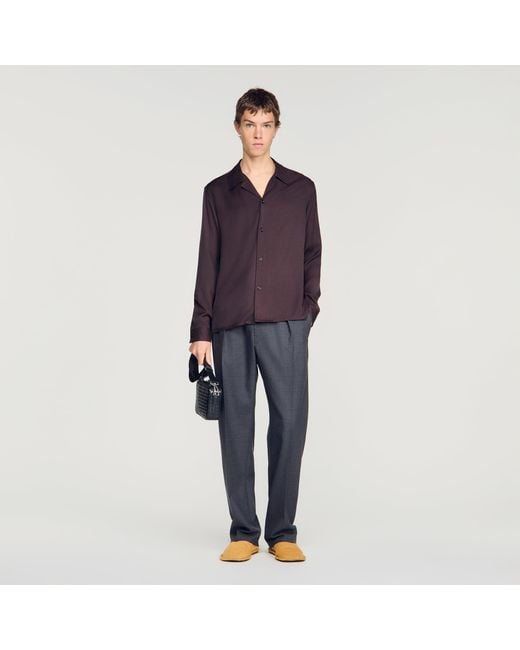 Sandro Blue Floaty Shirt for men