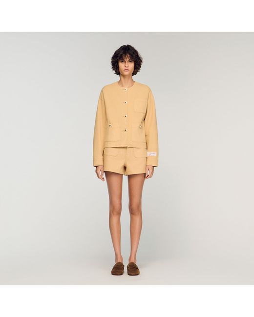 Sandro Natural Denim Jacket