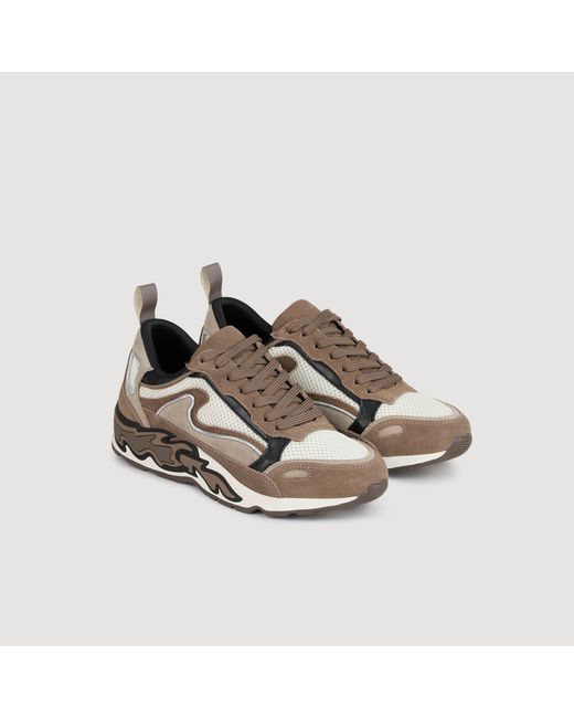 Sandro Brown Flame Trainers