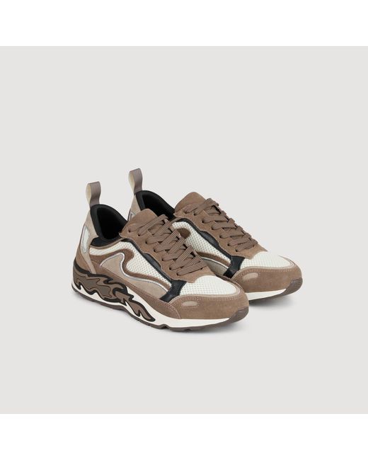 Sandro Brown Flame Trainers