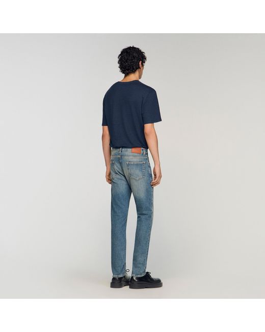 Sandro Blue Slim-Fit Jeans for men