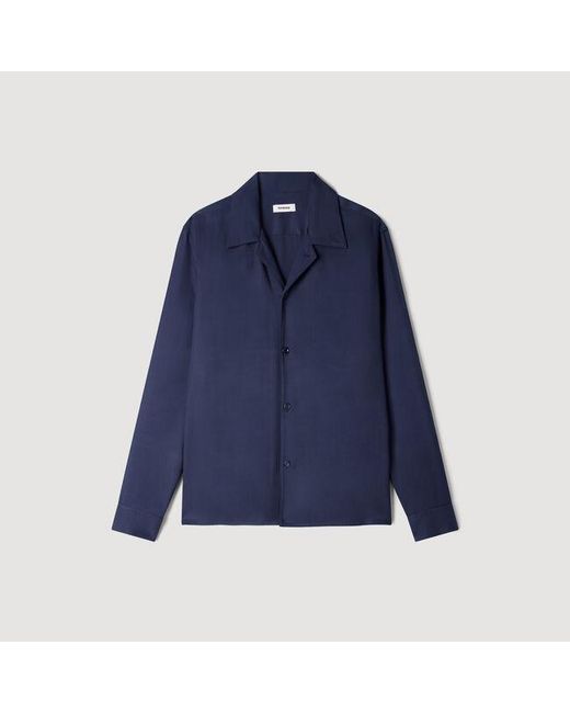 Sandro Blue Floaty Shirt for men
