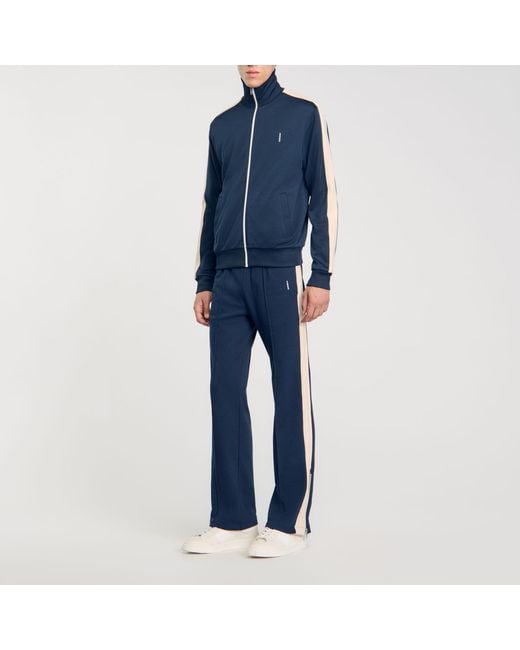 Sandro Blue Track Jacket for men