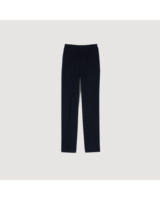 Sandro Blue Jersey Trousers for men