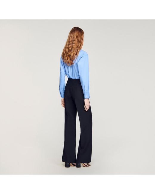 Sandro Blue Large Trousers