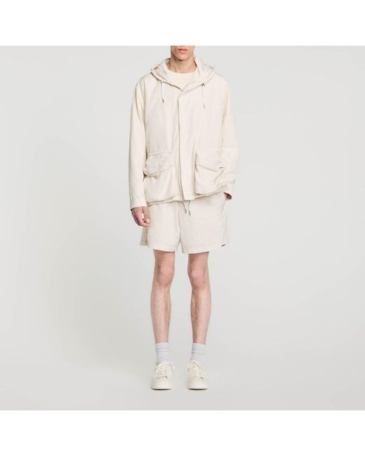 Sandro Natural Hooded Windbreaker for men