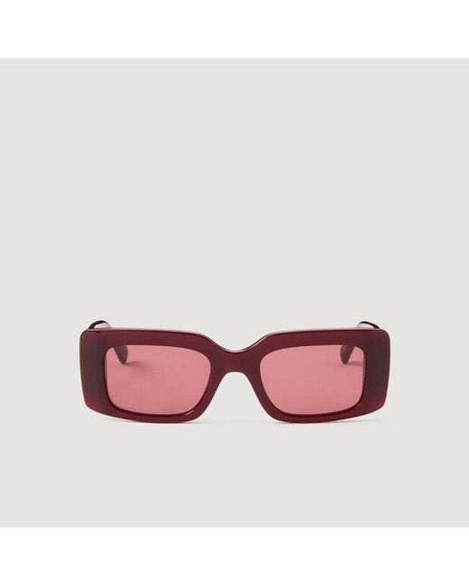 Sandro Pink Logo Sunglasses