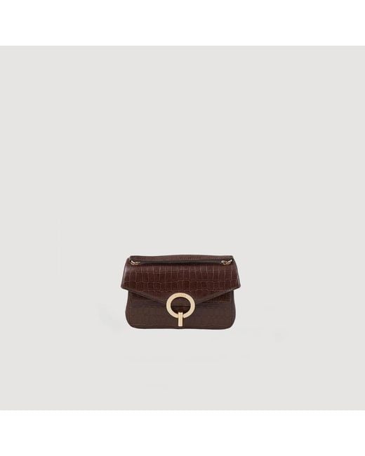 Sandro Brown Yza Bag, Small Model