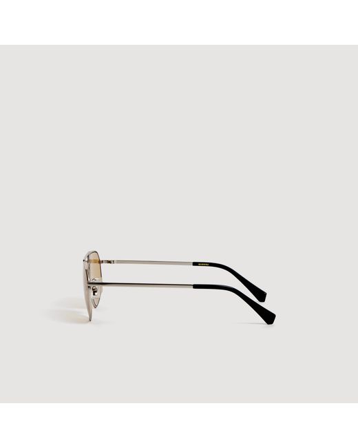 Sandro Multicolor Metal Aviator Sunglasses for men