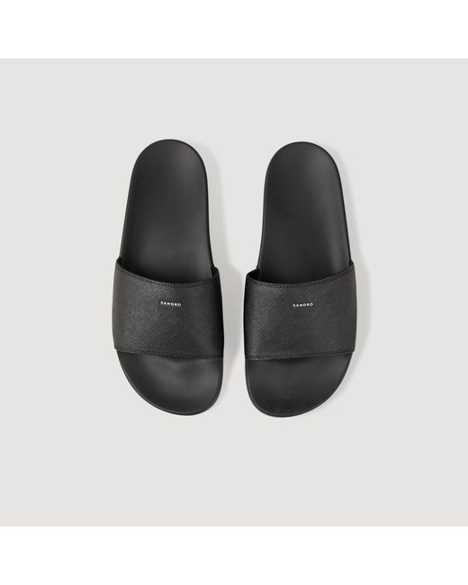 Sandro Black Sandals for men