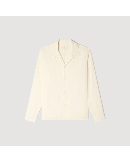 Sandro Blue Loose-Fit Shirt for men