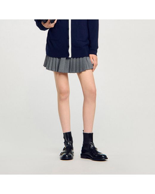 Sandro Black Chelsea Boots
