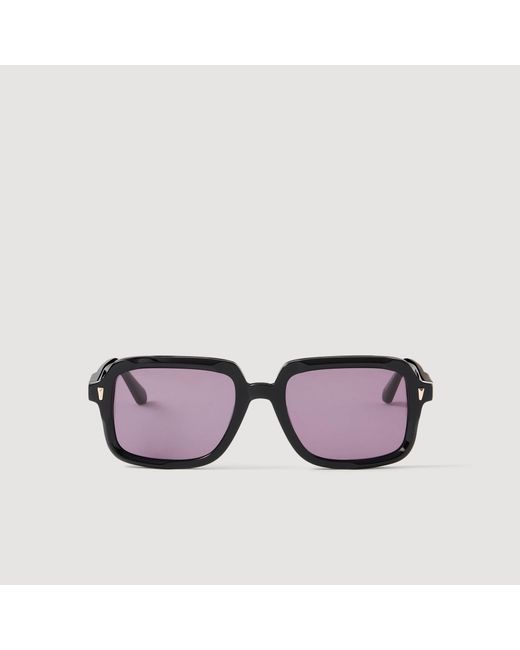 Sandro Black Thin-Armed Sunglasses