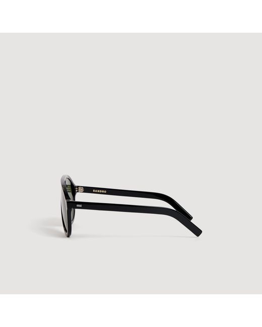 Sandro Green Acetate Sunglasses for men